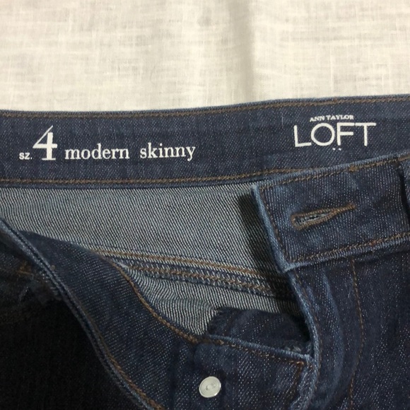 LOFT modern skinny size 4 jean - Picture 2 of 5